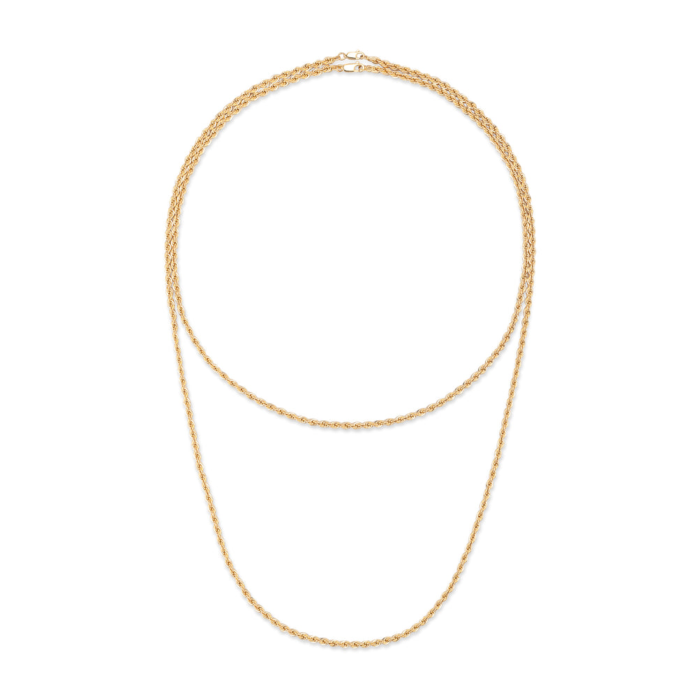 
            
                Load image into Gallery viewer, Tough Daisy 18K Gold Fill Rope Chain Necklace
            
        