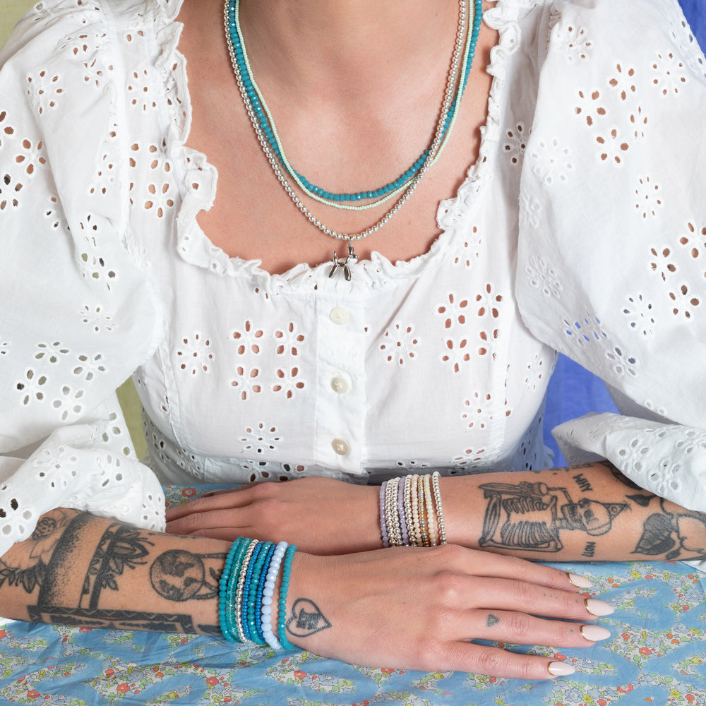 Bold Beauty Blue Itsy 3pc Bracelet Stack